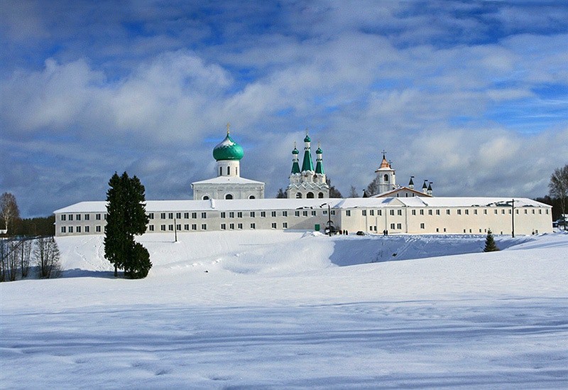 Александро Свирский монастырь зима