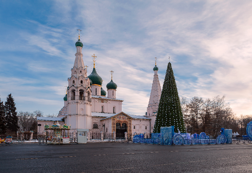 Ограда храма Ильи пророка Ярославль